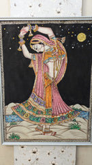 Traditional Rajasthani Folk Art – Wall Mounted Frame