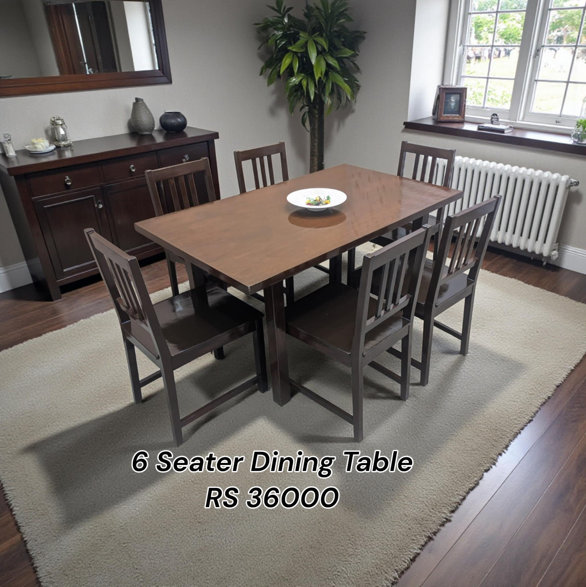 6 Seater Dining Table