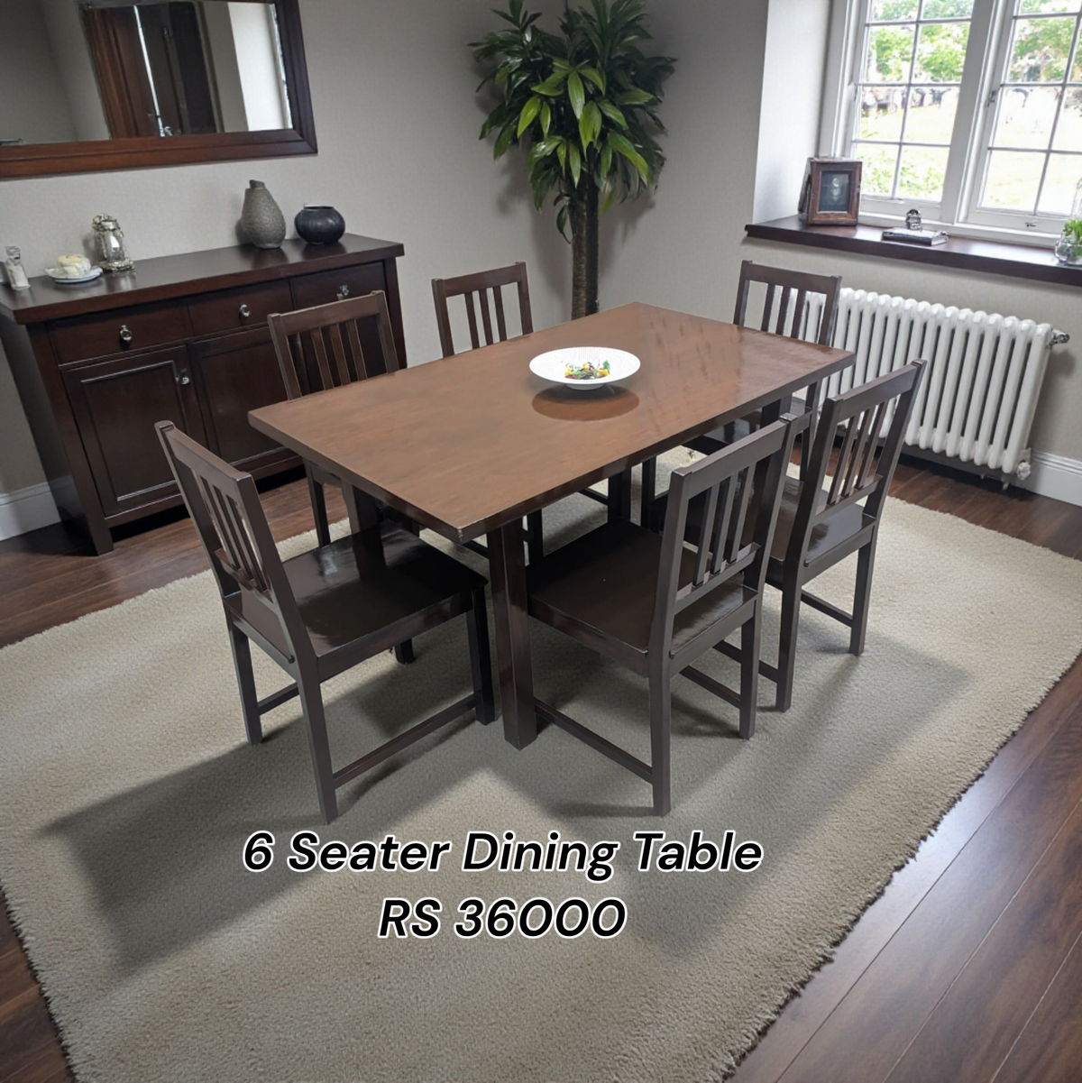 6 Seater Dining Table