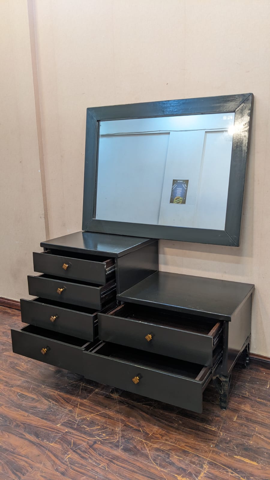 King Size Bed with 2 Side Tables and Dressing Table