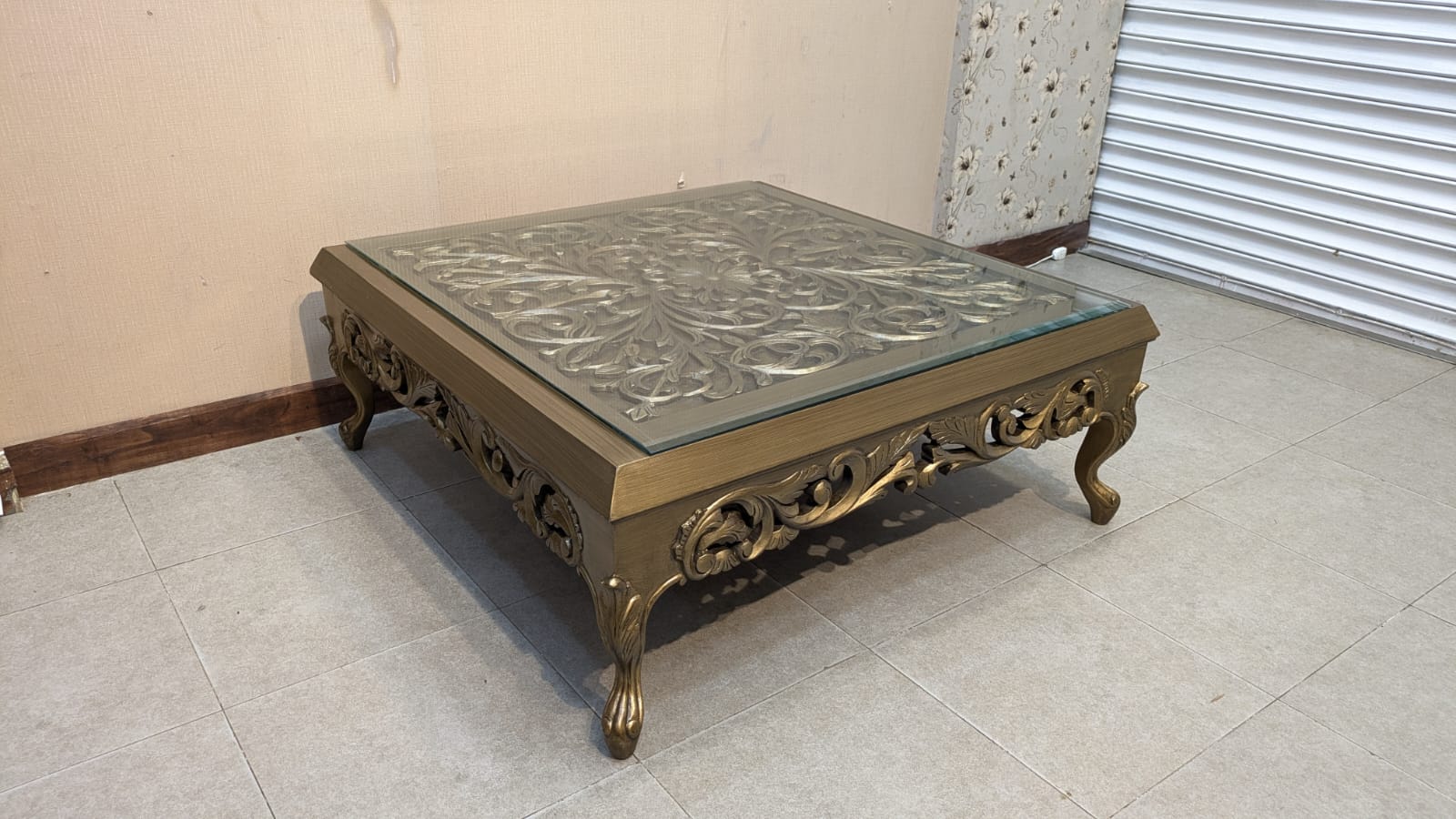 Center Table with 2 Side Tables Set