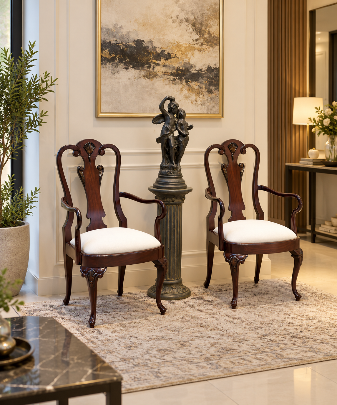 Imported pair of coffee chair
