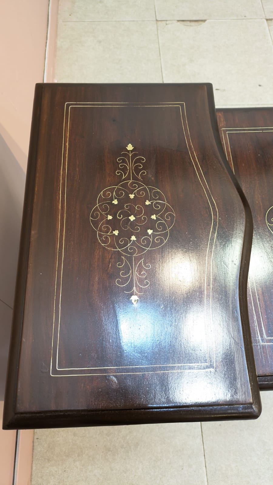 Solid Sheesham Wood Nesting Tables