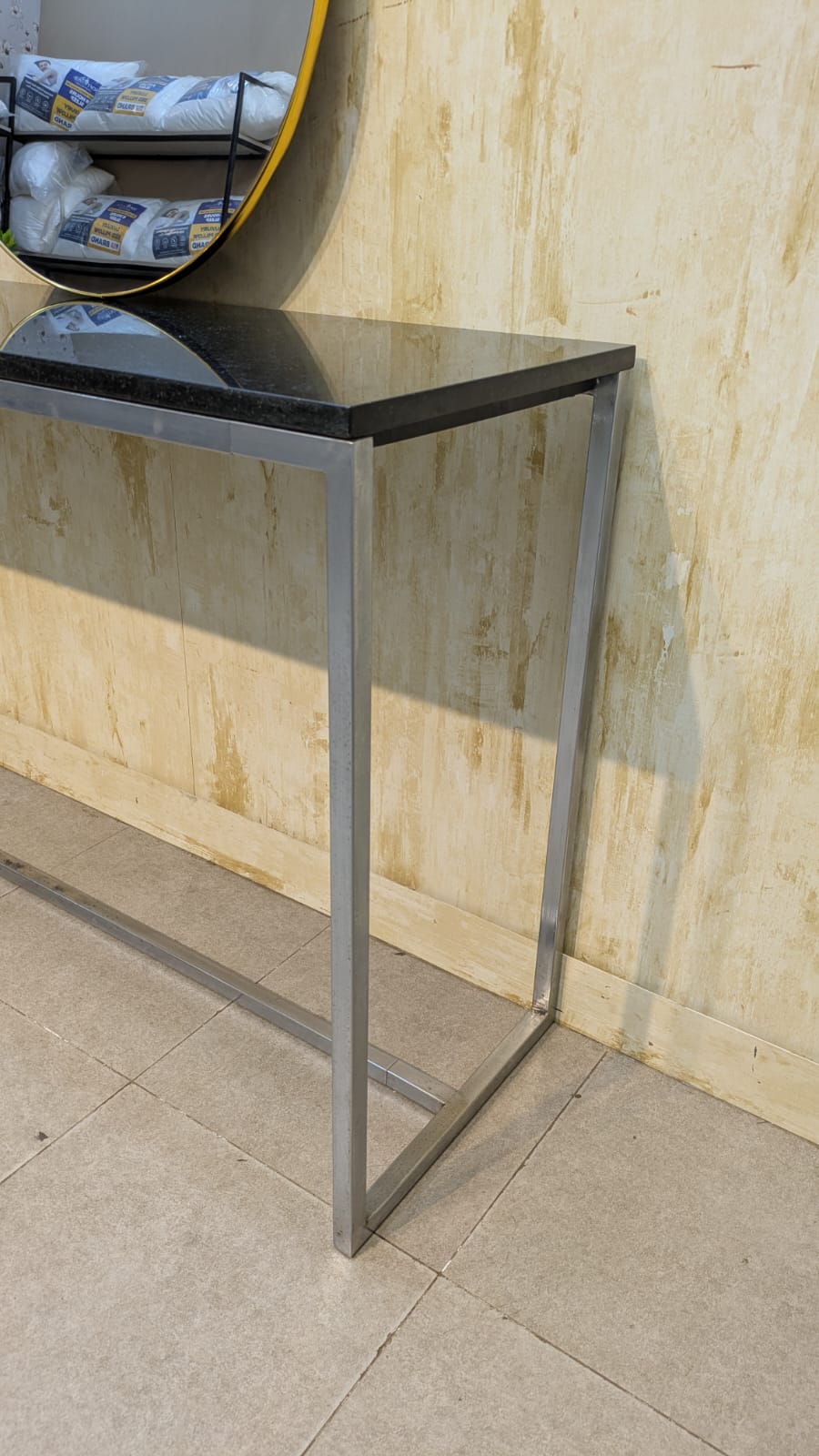 Console with Brand New Wall Mounted Mirror
