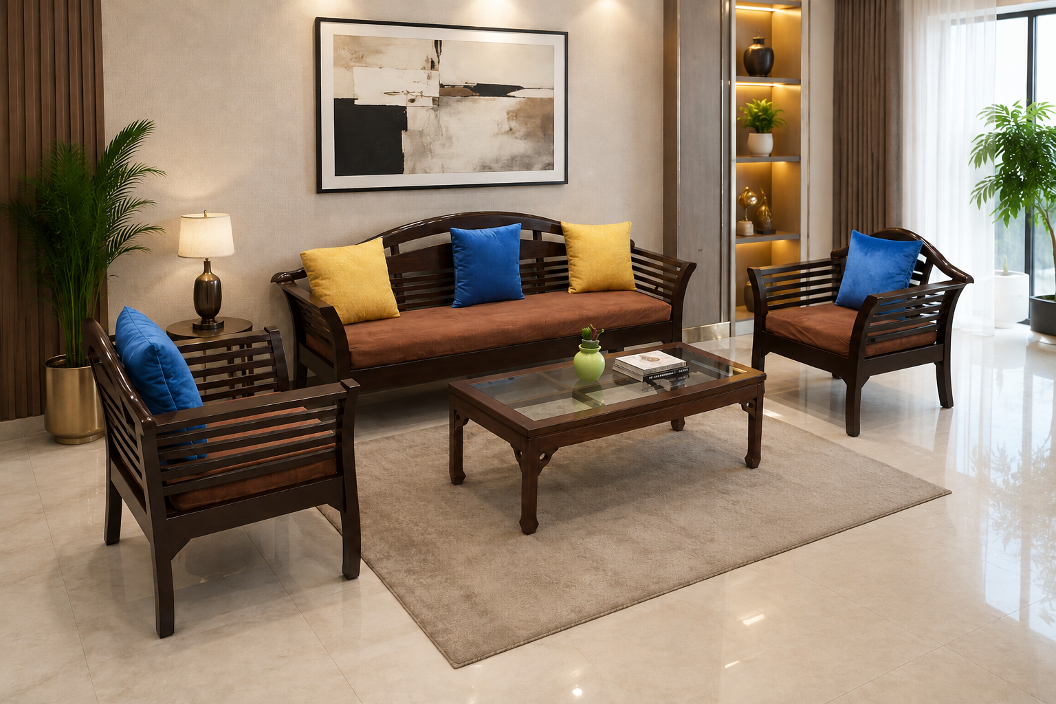 5 Seater Sofa Set