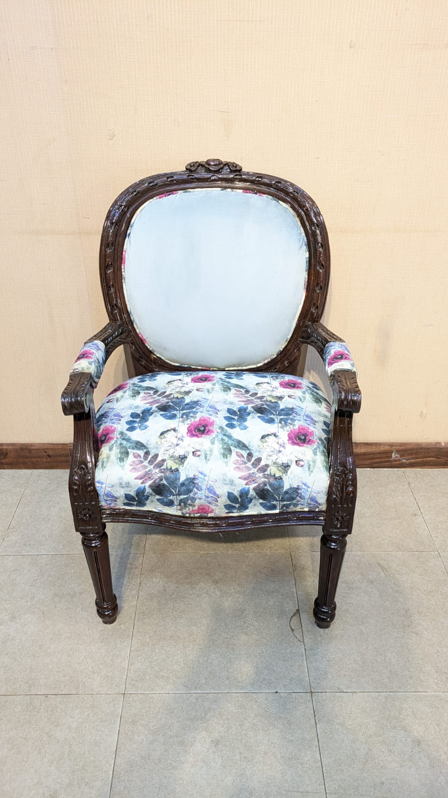Solid Sheesham Wood 4 Seater Sofa Set