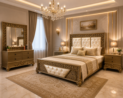 Stylish King Size Bed Set