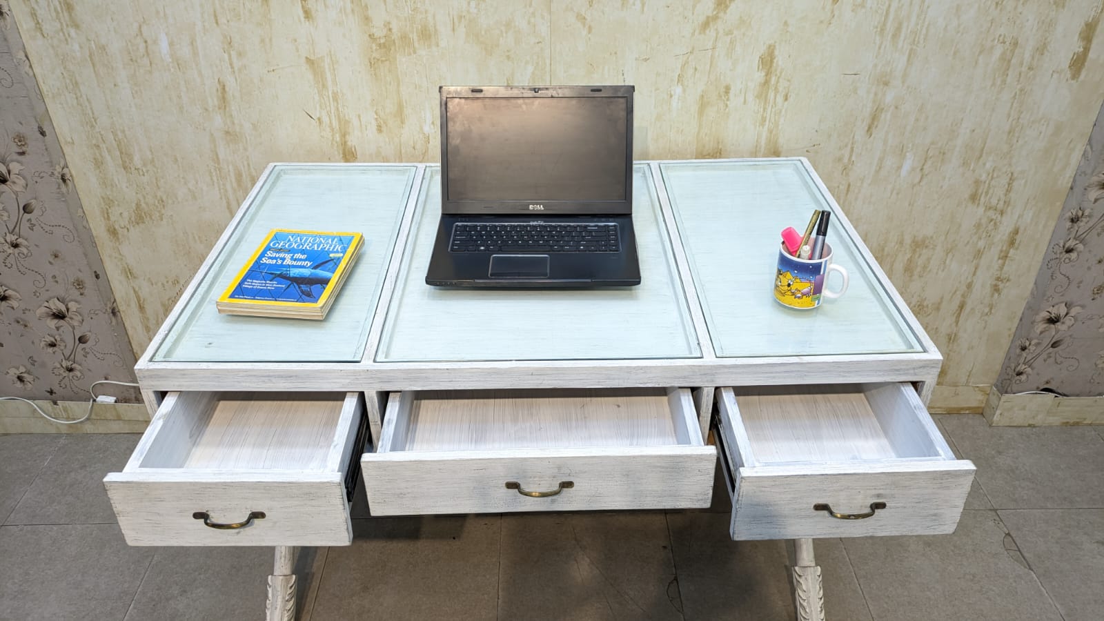 Writing desk with chair