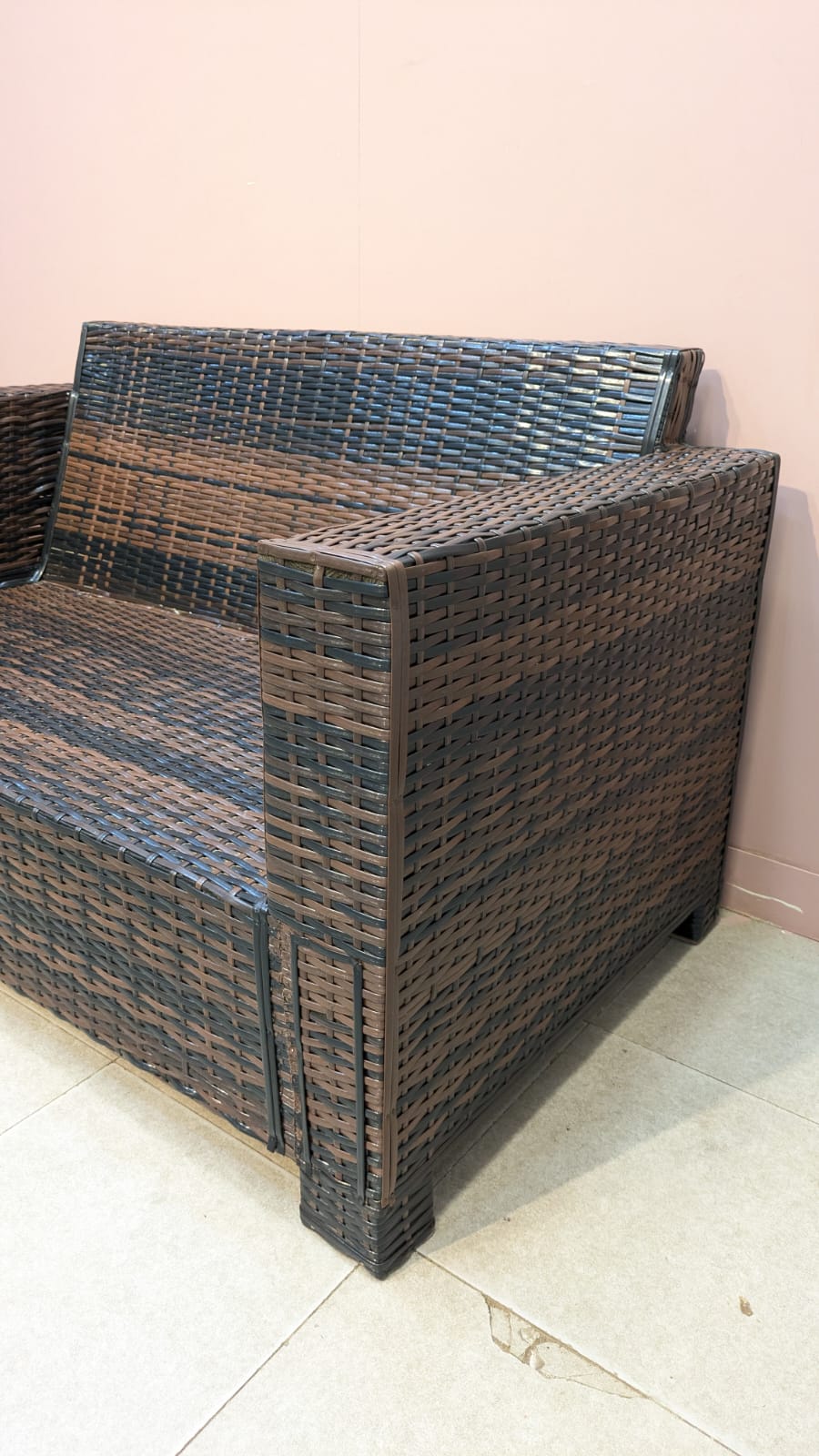 2 Seater Outdoor Rattan Sofa