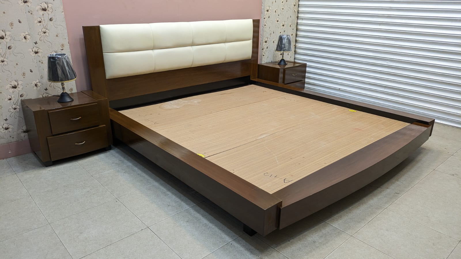Low Height king Size Bed Set