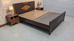 Queen Size Bed With 2 Side Tables