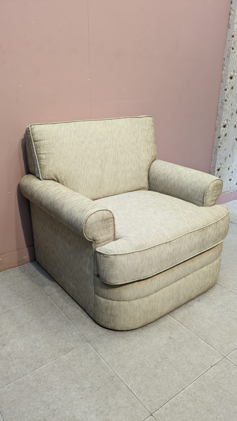 Super Comfortable Pair Of Single Sofa