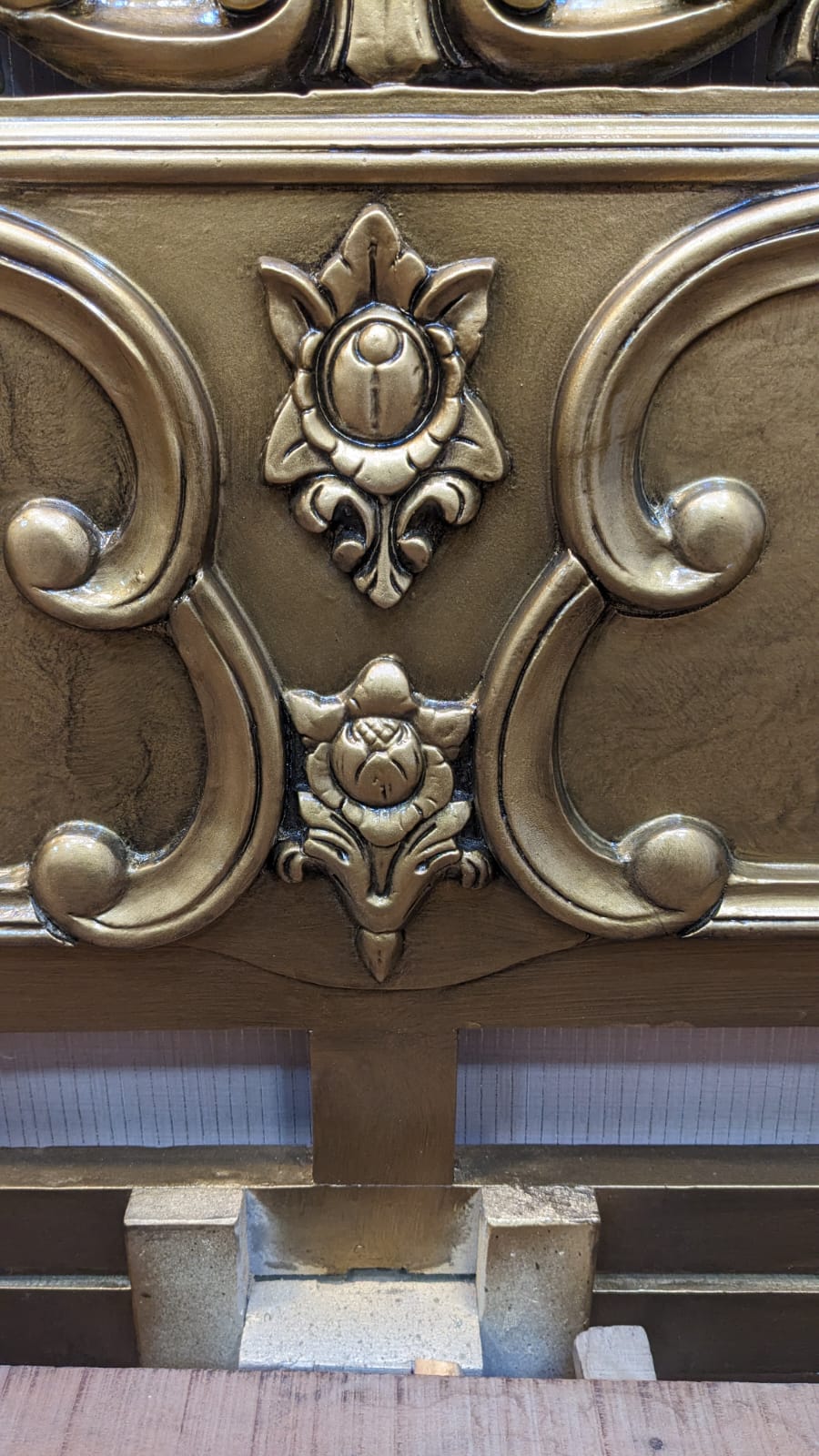 Solid Sheesham Wood Chinioti King Size Bed Set