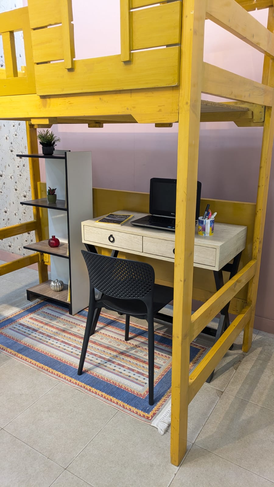 Pure Wooden Kids loft Study Table And Other Items