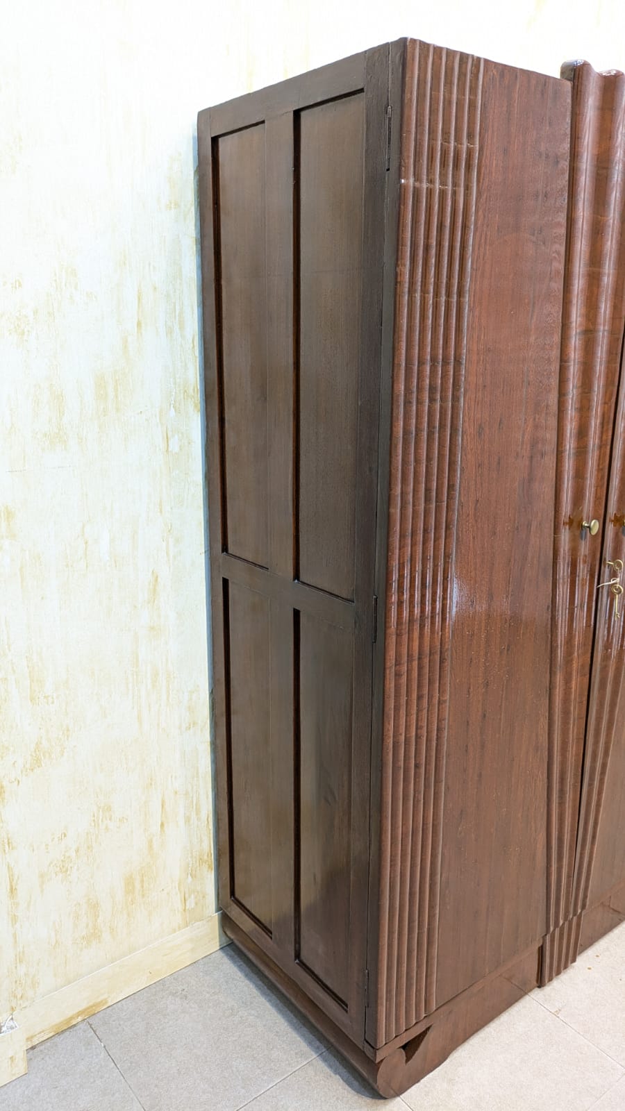 Solid Burma Teak Wood 2 Door Almirah