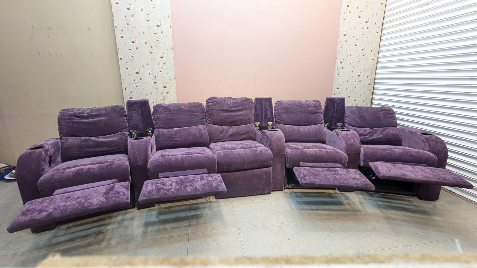 IMPORTED 5 SEATER COMFORTABLE RECLINER SOFA SET