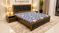 Brand New King Size Bed with 2 Side Tables