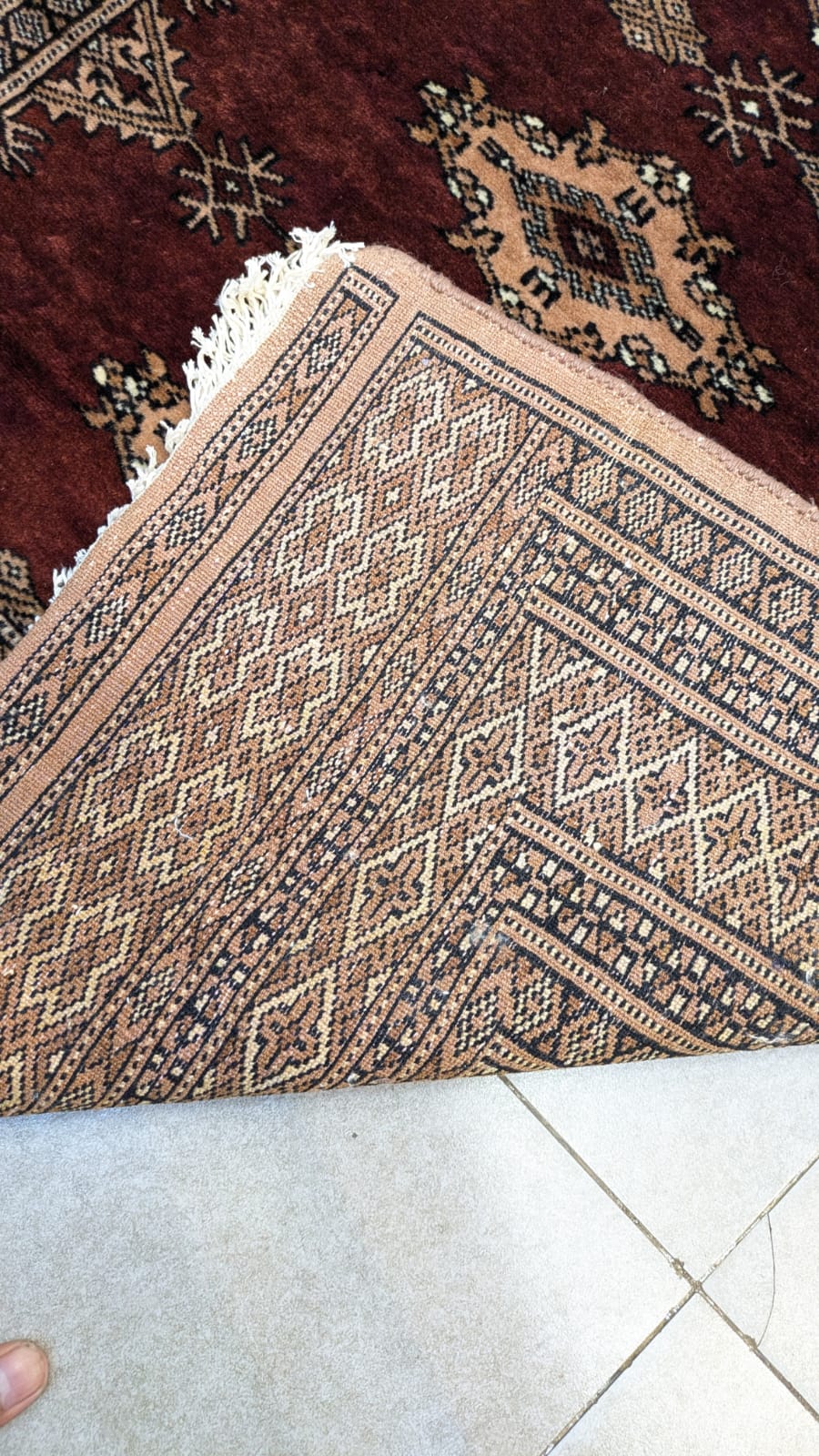 Vintage PAK Jaldar Hand Knotted Carpet