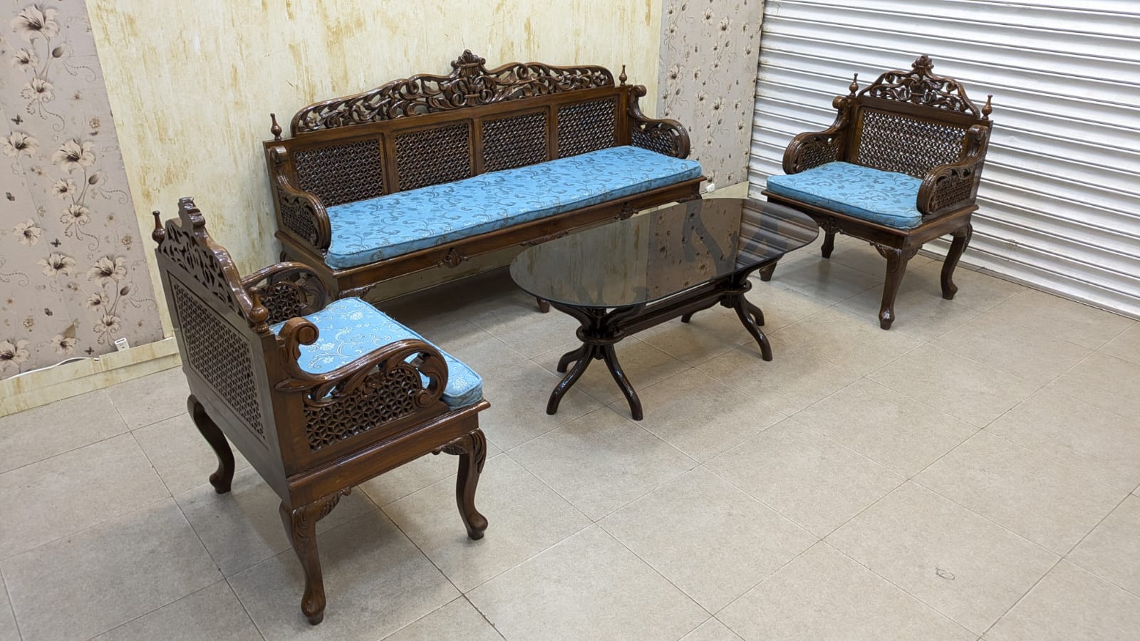 Antique 5 Seater Sofa Set