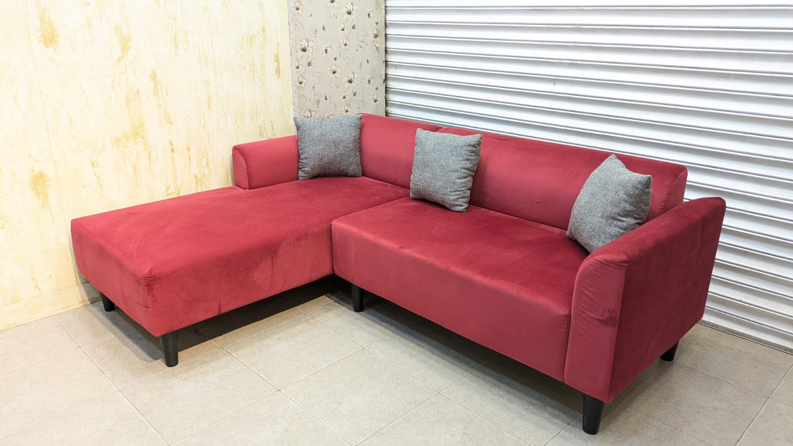 Habitat Osborne L-Shaped 4-Seater Sofa