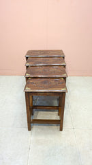 Solid Sheesham Wood Nesting Table