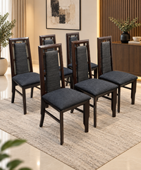 Solid sheesham wood 6 Dining Chairs