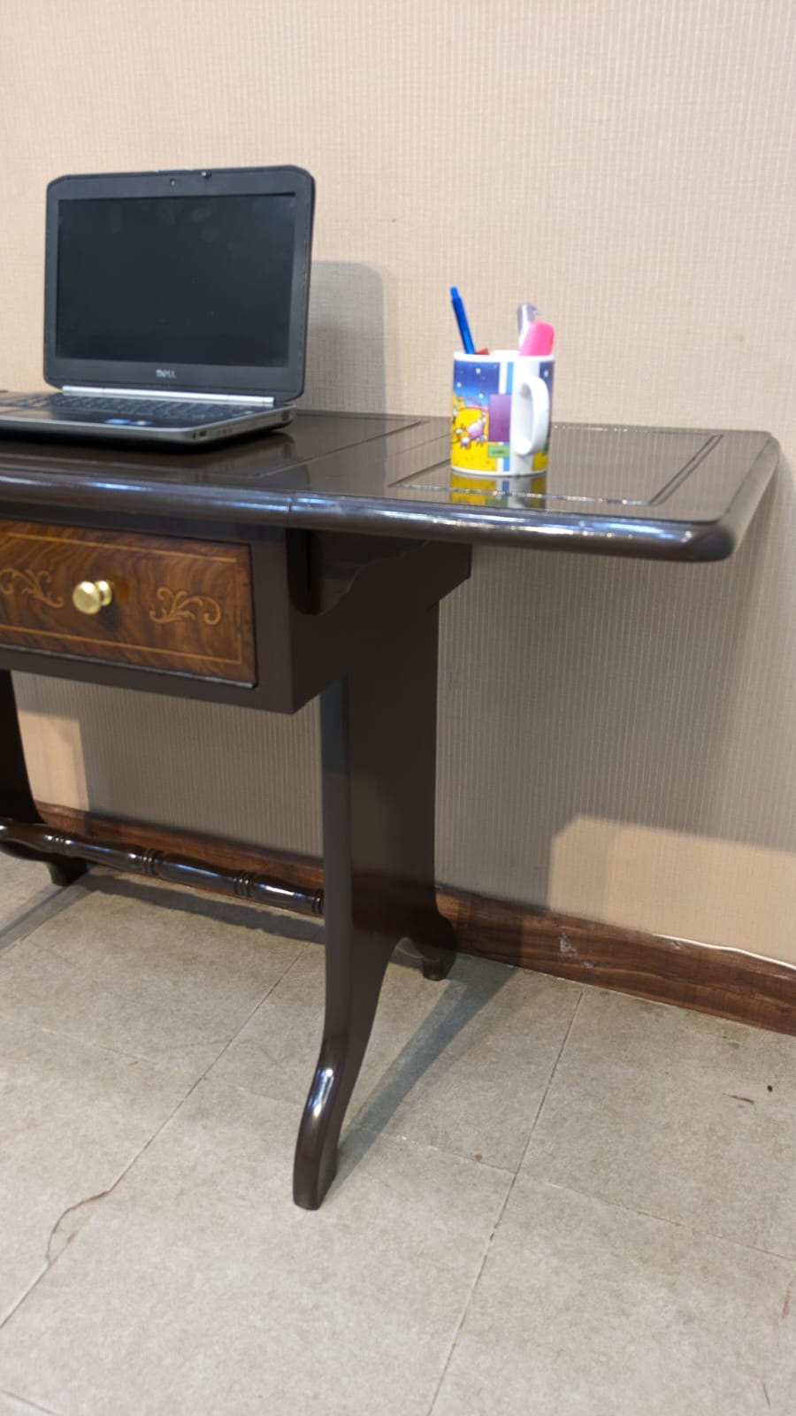 Vintage Drop Leaf Style Study Table