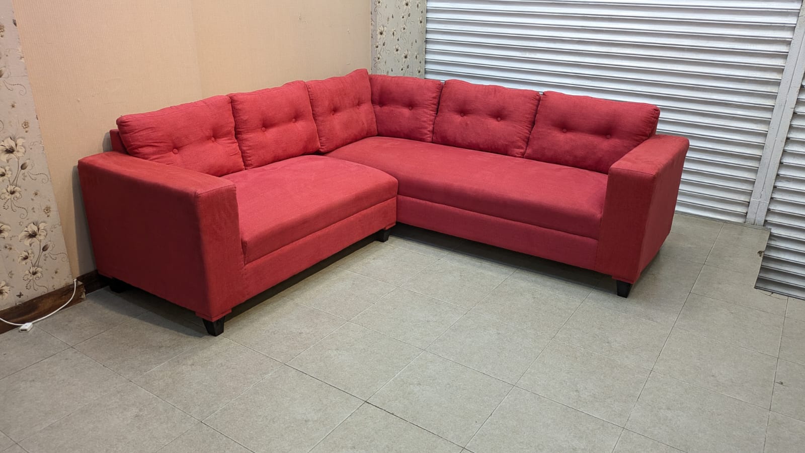 Modern Design 6 Seater L Shape Sofa Set