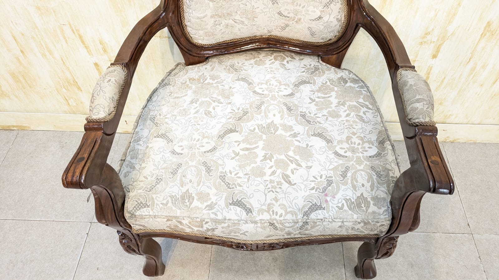 Solid Sheesham Wood Pair of Coffee Chairs Set