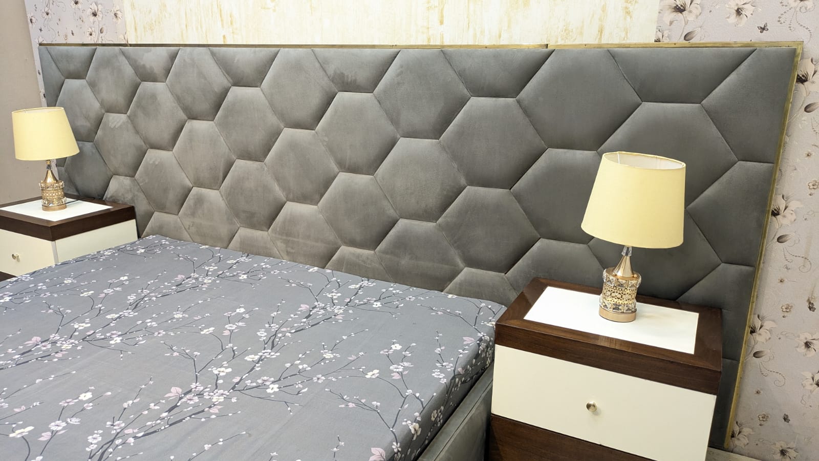 Modern King Size Bed Set