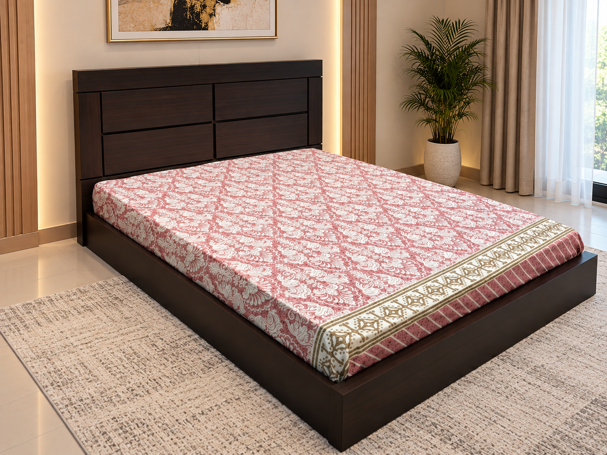 Beautiful Modern Floor Bed with Mattress –