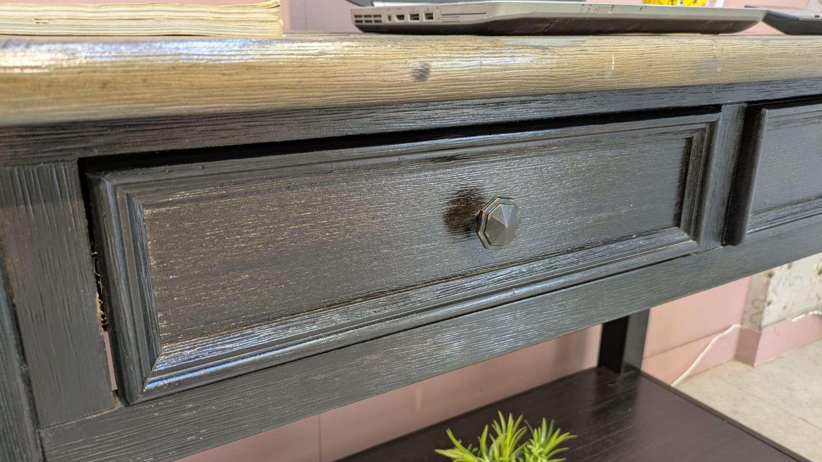 Imported American Ashley Furniture Tyler Greek Console Table