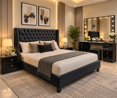 Modern King Size Bed Set