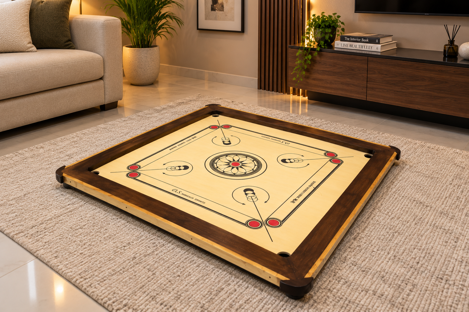 Wooden Carrom Board