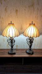 Vintage Pair Of Table Lamps