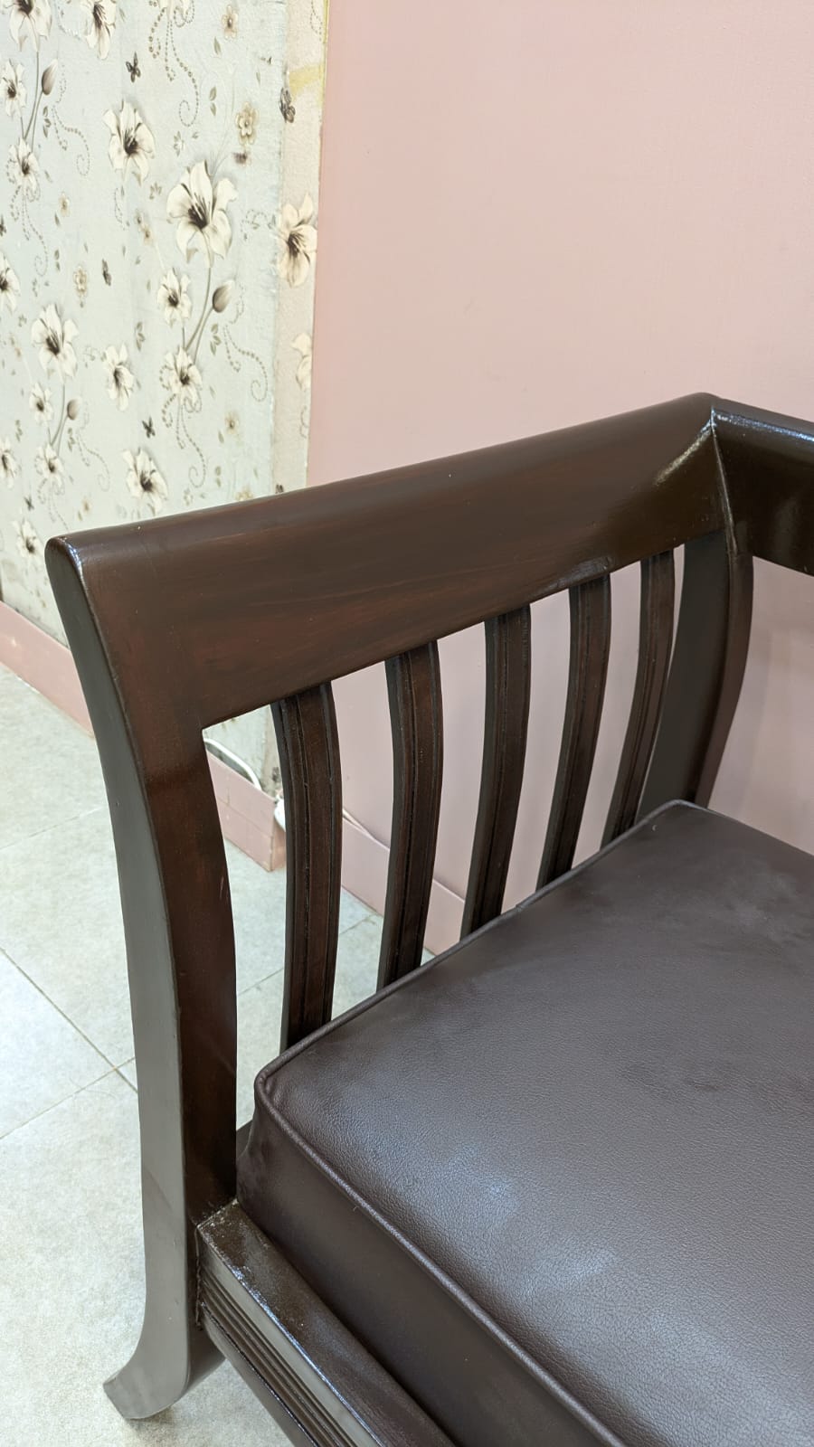 SOLID SHEESHAM WOOD 6-SEATER SOFA SET