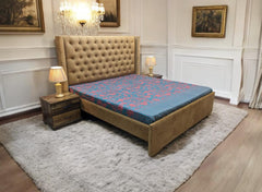 Divinecrafts Brand New King Size Bed with 2 Side Tables