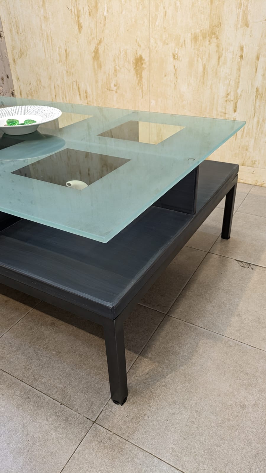 Center Table with 2 Side Tables