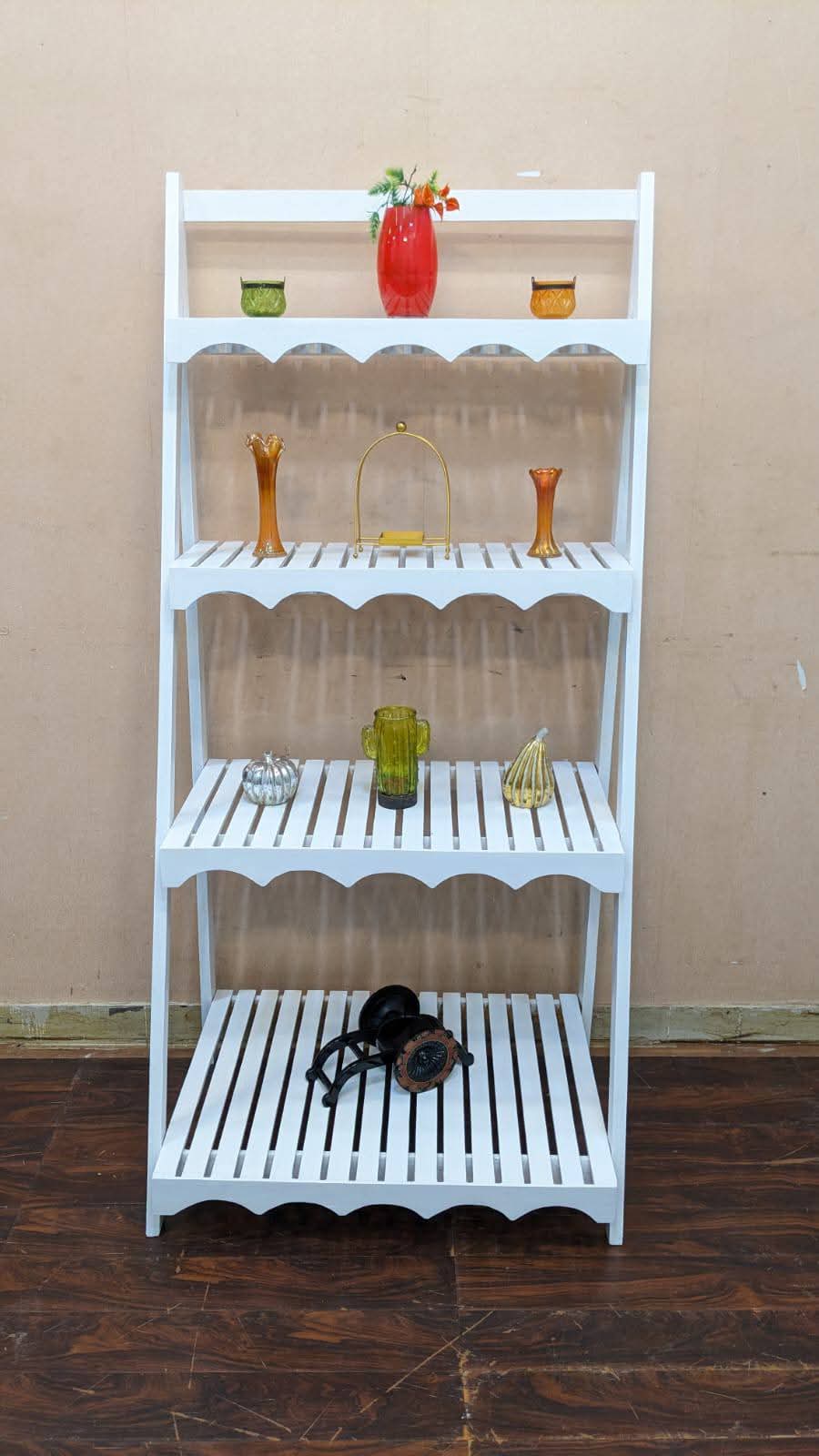 Pure Wooden Display Shelf