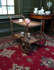 Solid Sheesham Wood Serving Cart