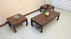 Center Table with 2 Side Tables Set