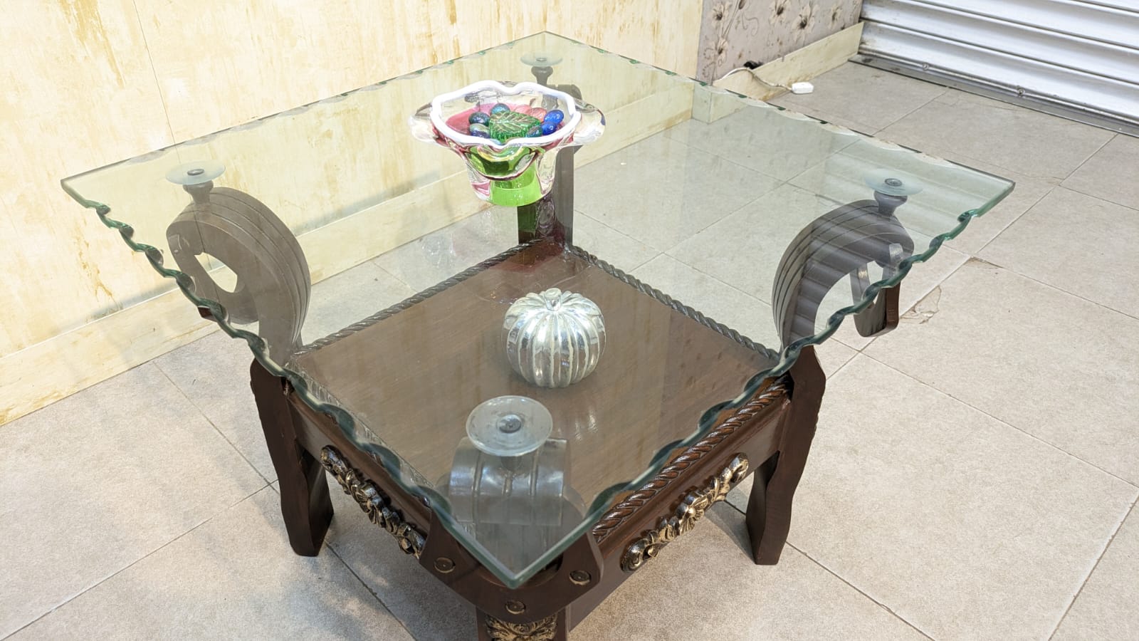 Center Table with 2 Side Tables Set