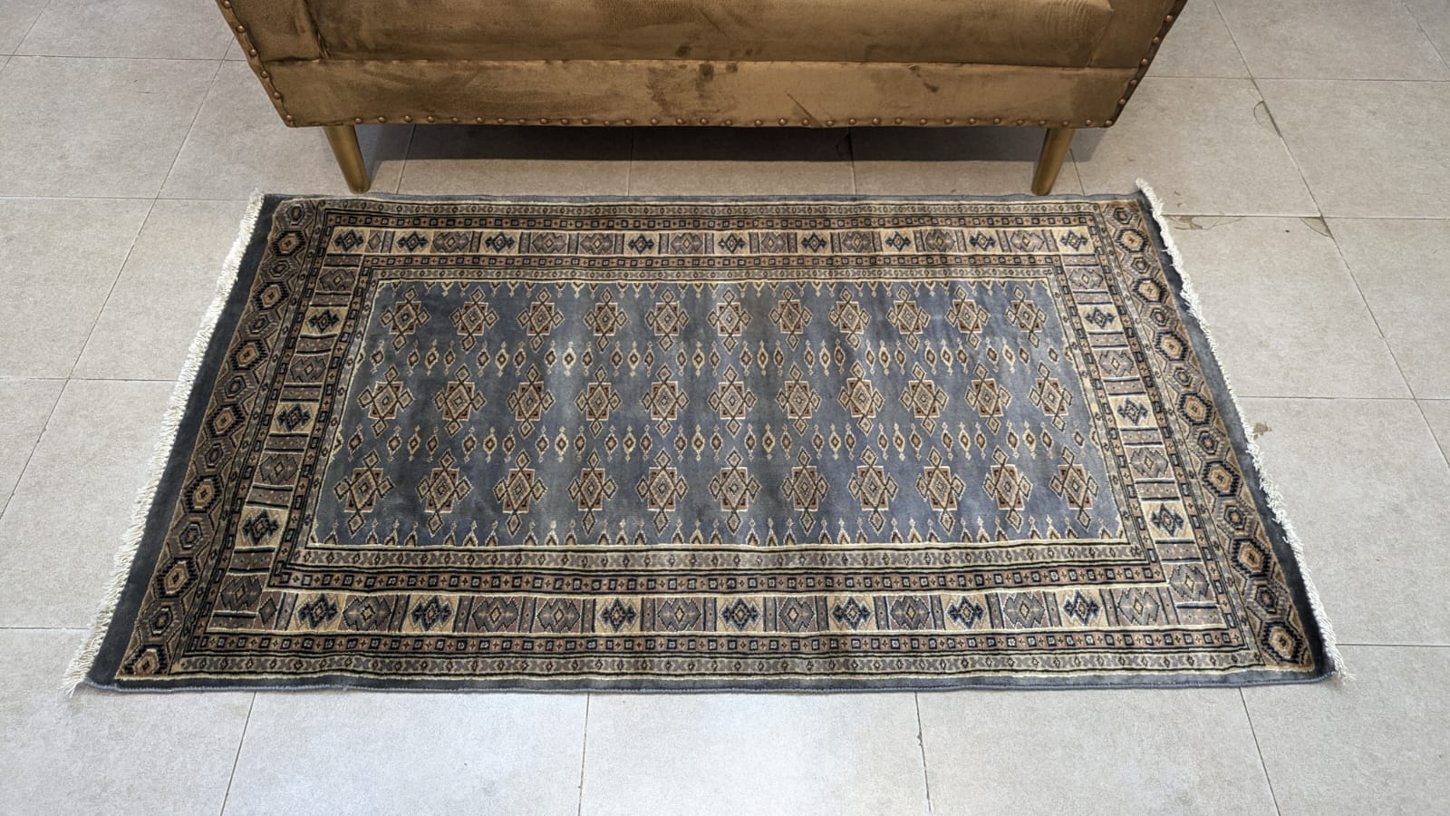 Vintage PAK Jaldar Hand Knotted Carpet