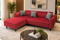 Habitat Osborne L-Shaped 4-Seater Sofa
