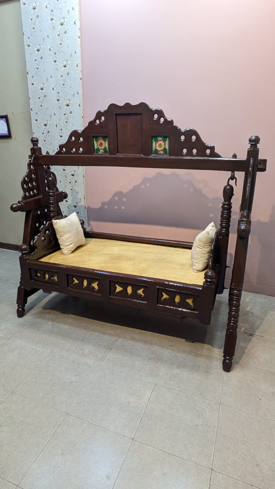 ANTIQUE SHEESHAM WOOD JHULA – A TIMELESS MASTERPIECE