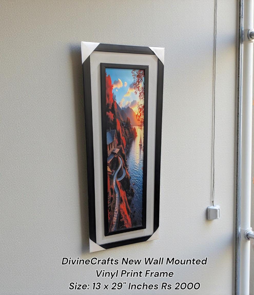 New Wall Mounted Vinyl Print Frames