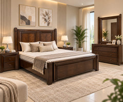 Elegant King Size Bed Set
