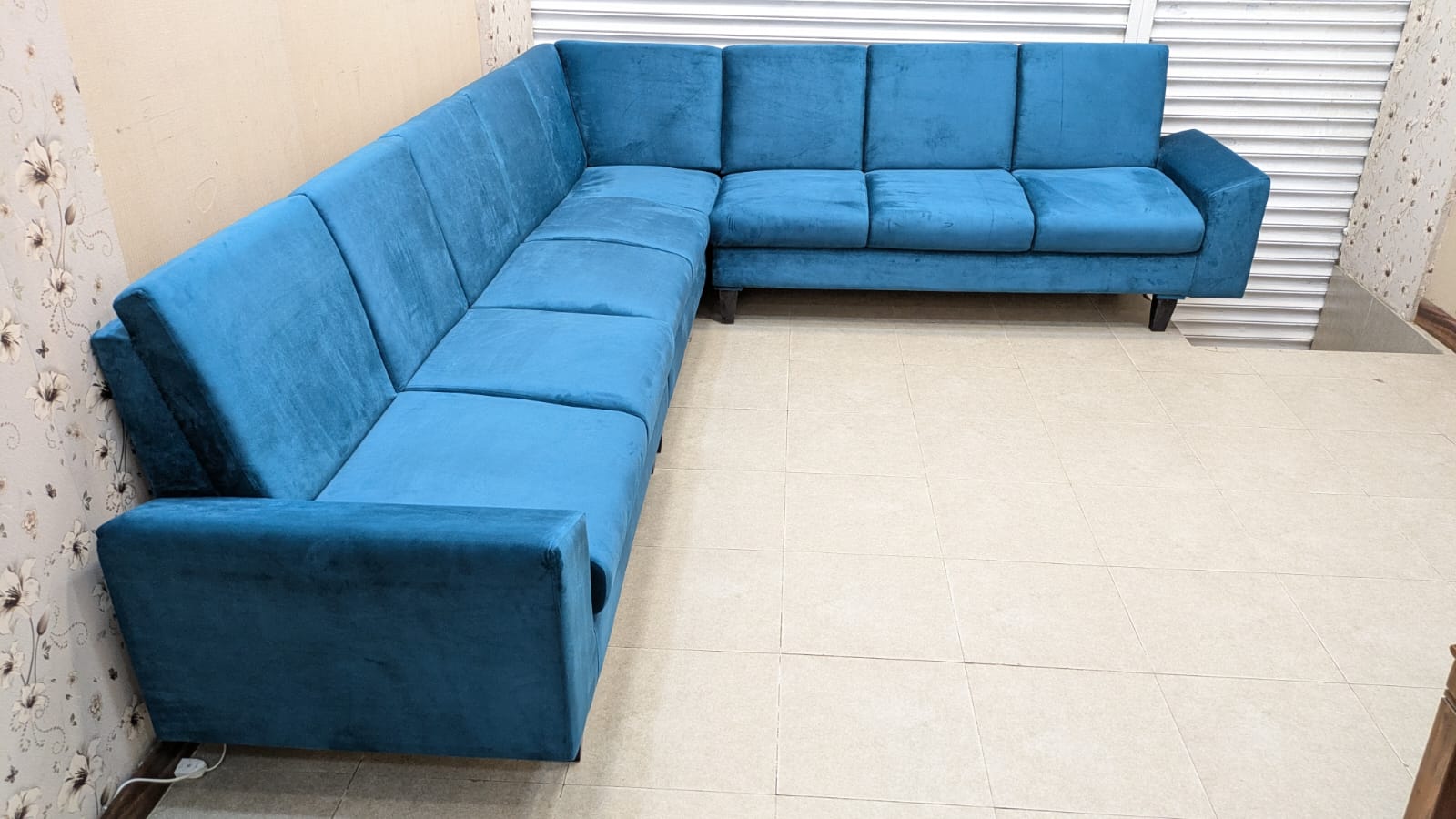 8 Seater L Shape Sofa Set