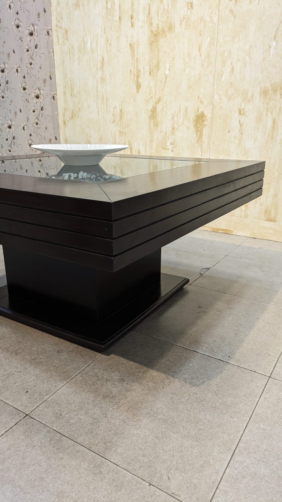 Center Table with 2 Side Tables Set