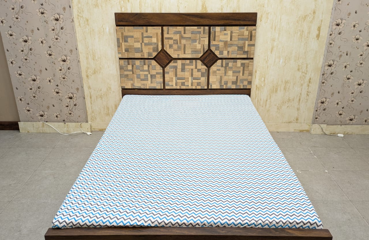 Twin Size Bed with Dura Foam Mattress